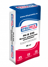 Атмосферостойкая БЕЛАЯ цементная шпатлевка PROMIX FH-B 020 — Шпатлевки