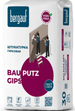 Штукатурка гипсовая Bergauf Bau Putz Gips 30 кг — Гипсовая