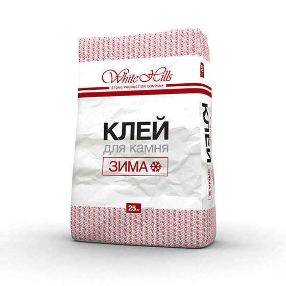 Клей для камня "ЗИМА" (25 кг) — Grandline