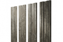 Штакетник Twin 0,45 Print Elite Nordic Wood TwinColor — Штакетник