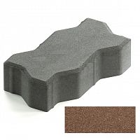 Брусчатка Steingot Серия "ПРАКТИК 60" Зигзаг, коричневый (225х112х60) — Steingot