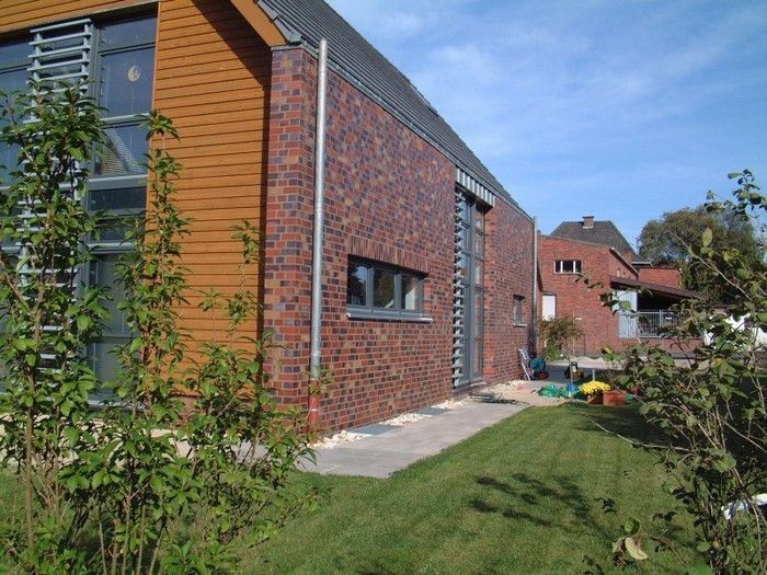 Клинкерный кирпич АВС Norderney rot-bunt Schmolz glatt, NF — 240х115х71