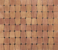 Тротуарная плитка BRAER Классико, Color Mix Рассвет (115х115х60) — Braer