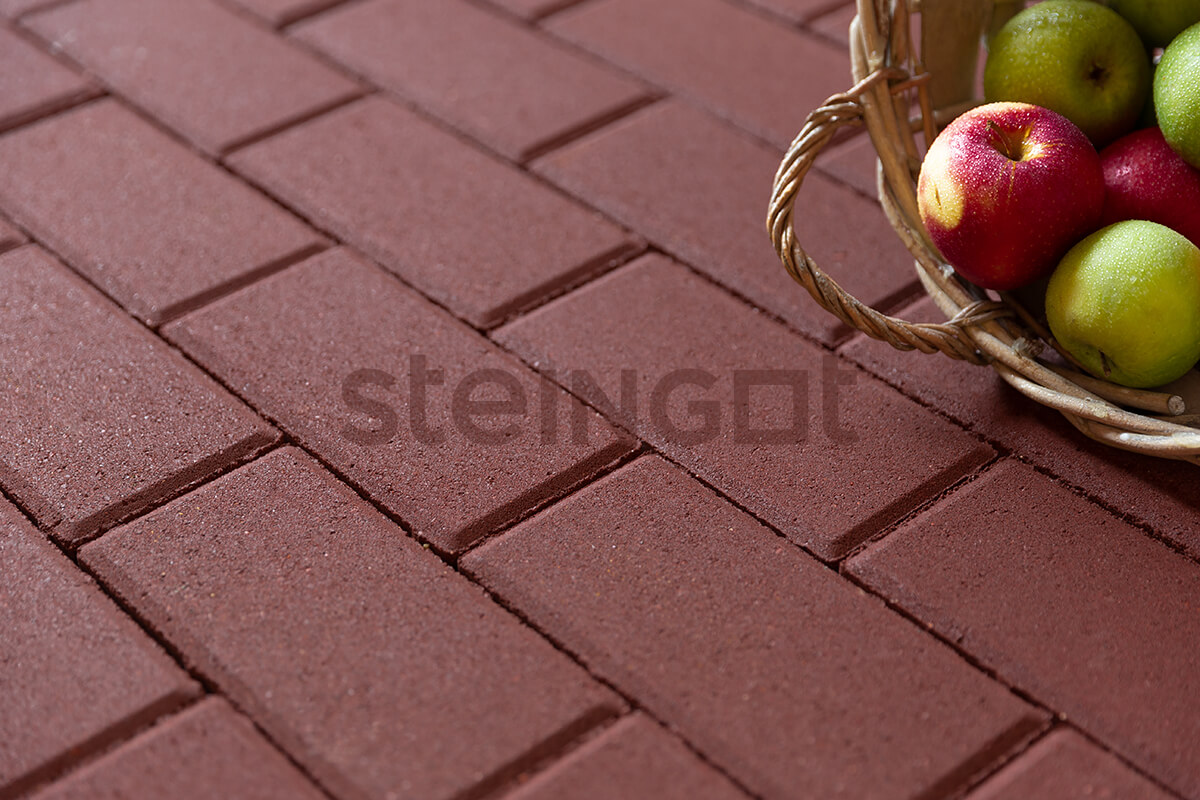 Брусчатка Steingot Серия "ХЭВИ 100" Прямоугольник,коричневый — Коричневая