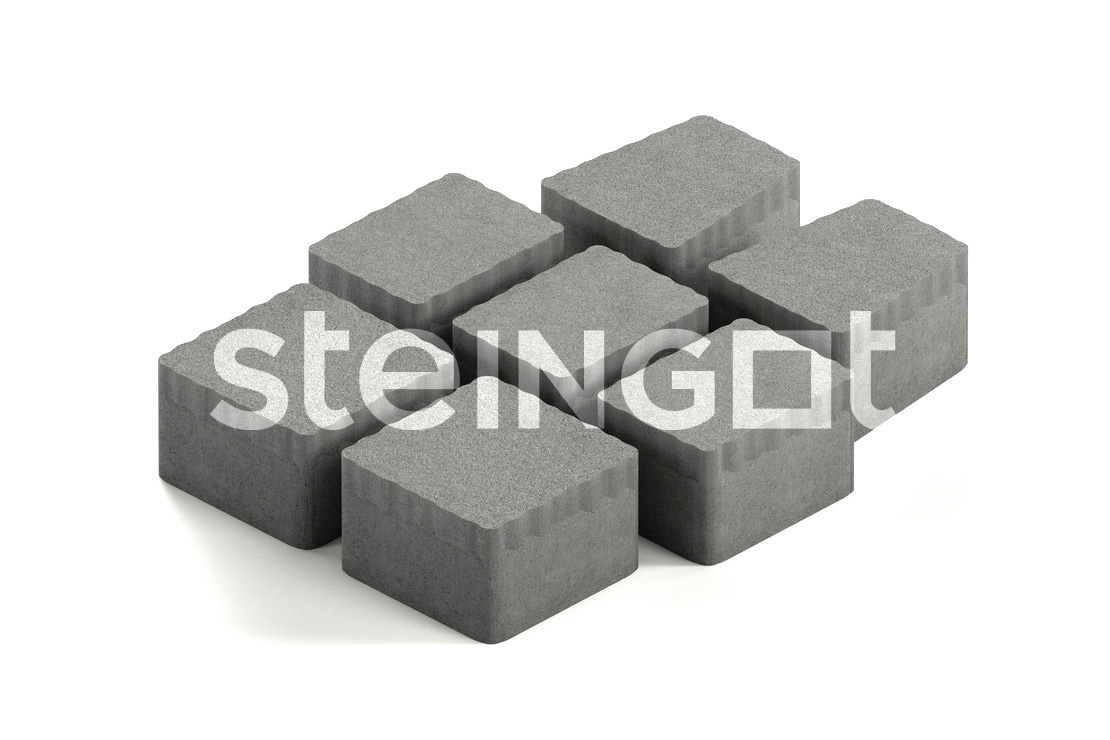 Брусчатка Steingot Серия "КЛАССИКА КРУГОВАЯ" Grafito Scuro, 60 мм (115х86х60) — Steingot