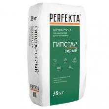 Штукатурка гипсовая Perfekta Гипстар Серая 30кг — Гипсовая