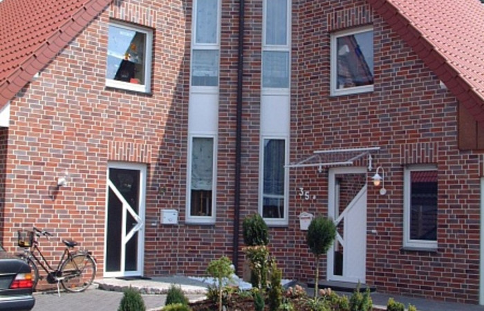 Клинкерный кирпич АВС Oldenburg rot-bunt genarbt-besandet, NF — 240х115х71