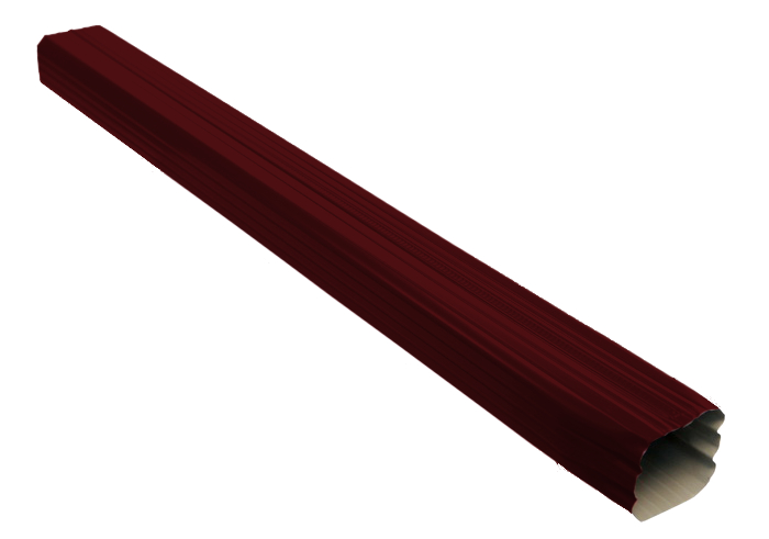 Труба прямоугольная Vortex 3м RAL 3005 — Grandline