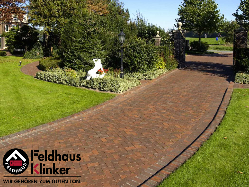 Клинкерная брусчатка Feldhaus Klinker gala alea P405KDF 200x100x52 — Клинкерная