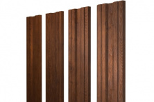 Штакетник Twin 0,45 Print Premium Golden Wood Fresh TwinColor — Штакетник