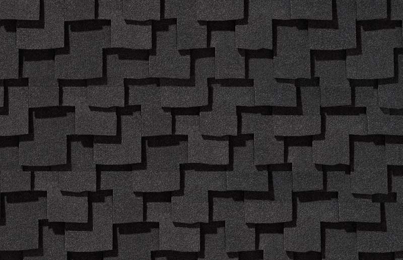 Черепица CertainTeed Presidential Shake Charcoal Black (1,858м2) — Grandline