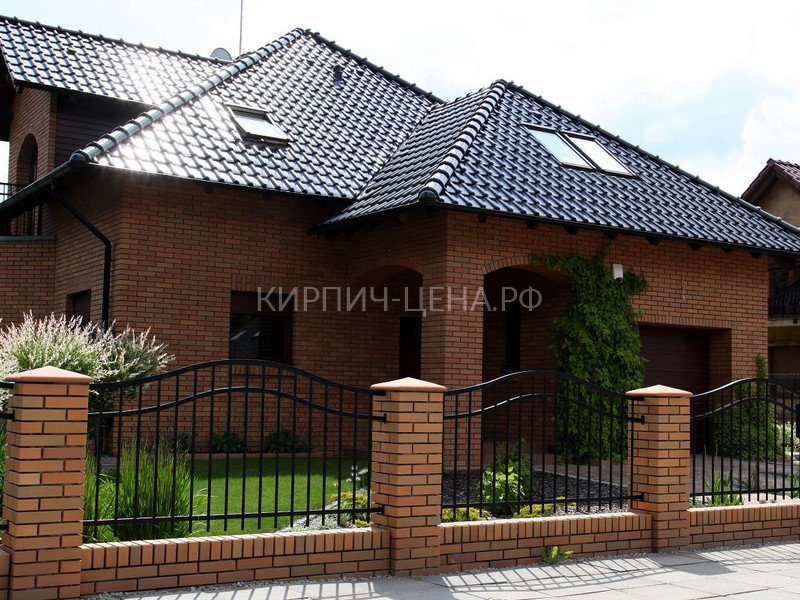 Колпак для забора ZG Clinker клинкерный керамический 425х425 — Колпаки на забор ZG Clinker