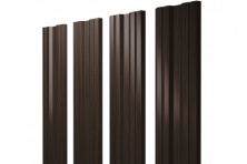 Штакетник Twin 0,45 Print Elite Coffee Wood TwinColor — Штакетник