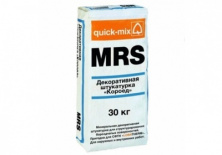 Декоративная штукатурка Quick-mix MRS 1,5 mm «Короед», 1,5 мм, белая 30 кг — Сухие строительные смеси