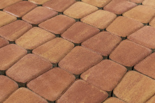 Тротуарная плитка BRAER Классико круговая, Color Mix Рассвет (73х110х115) — Braer