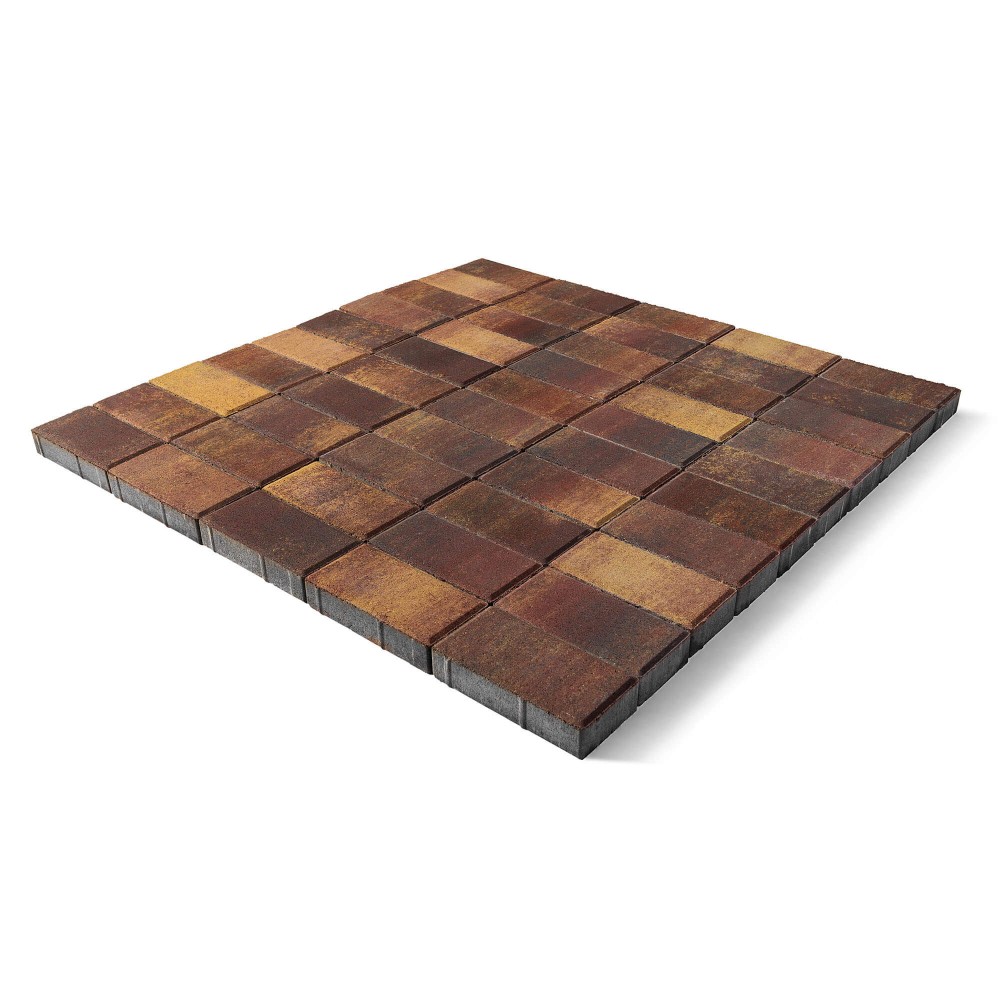 Плитка тротуарная Прямоугольник Color Mix Мальва h60 200х100 — Grandline