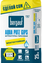 Штукатурка гипсовая Bergauf Aqua Putz 25 кг — Гипсовая