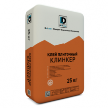 Плиточный клей De Luxe КЛИНКЕР, 25 кг — Клеевые и монтажные смеси