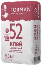 Клей для керамической плитки и керамогранита Forman 25 кг — Клеевые и монтажные смеси