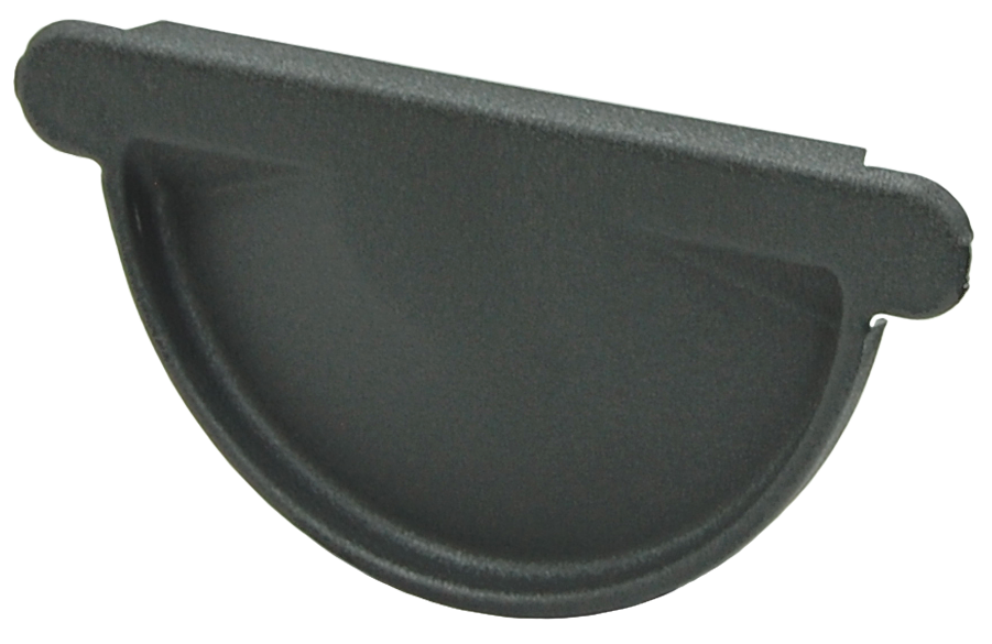 Заглушка торцевая универсальная Optima Matt 125мм RAL 7024 — Grandline