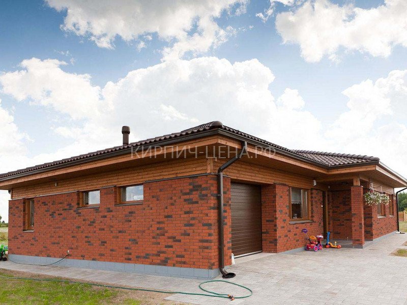 Кирпич керамический TERCA RED FLAME шероховатый 0,7НФ — Кирпич