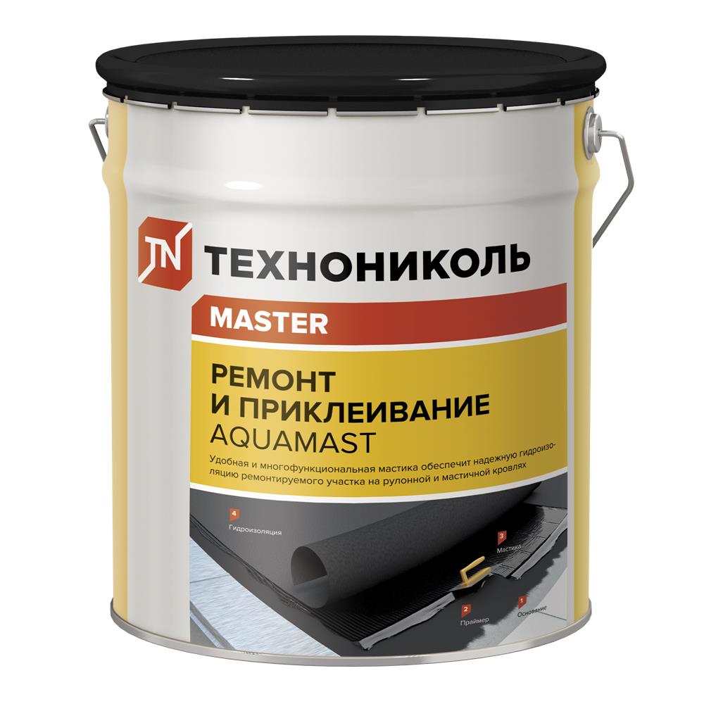Мастика для ремонта AquaMast, ведро 18 кг — Технониколь