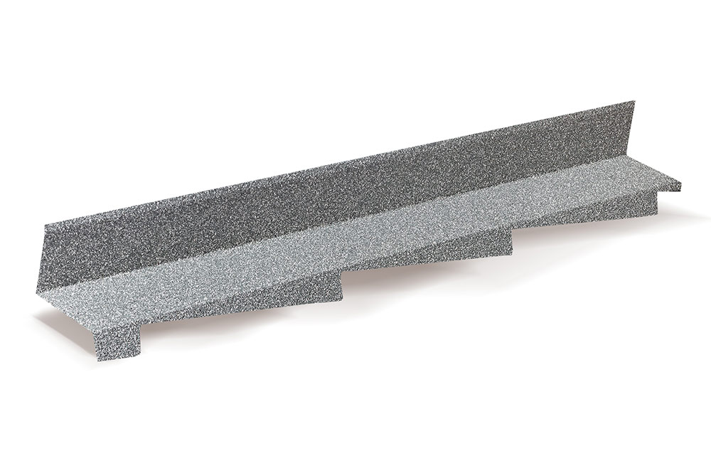 Планка примыкания левая AeroDek Robust античный серый — Grandline