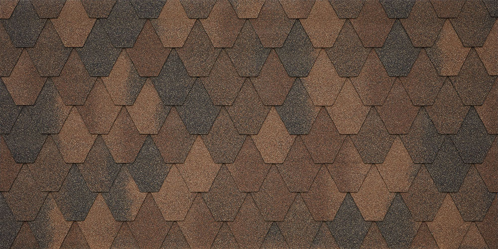 Битумная черепица TEGOLA SARDEGNA legno 424 (темное дерево) — Grandline