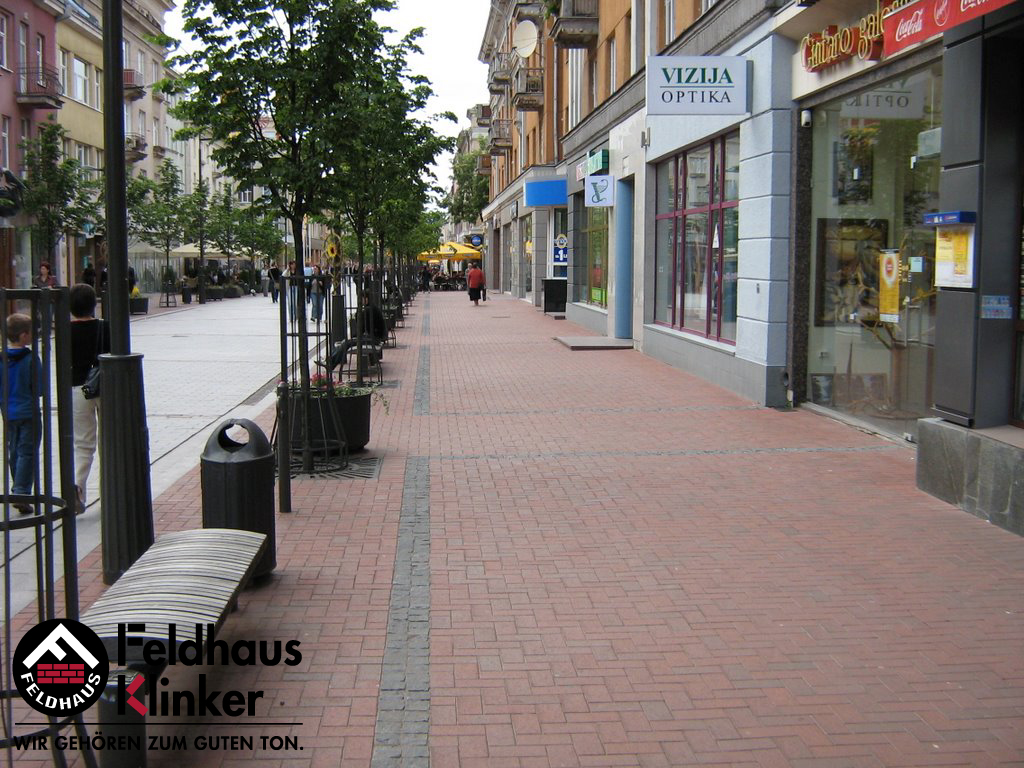 Тротуарный клинкер Feldhaus Klinker gala plano P402KDF 200x100x52 — Клинкерная