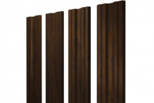 Штакетник Twin 0,45 Print Elite Chestnut Wood — Штакетник