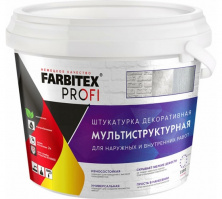 Фактурная штукатурка FARBITEX 4,5 кг — Фактурная