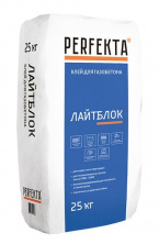 Клей теплоизоляционный PERFEKTA Лайтблок, 25кг — Клей для газобетона