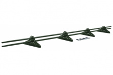 Снегозадержатель NEW трубчатый Grand Line RAL 6020 3м — Снегозадержатели Гранд Лайн