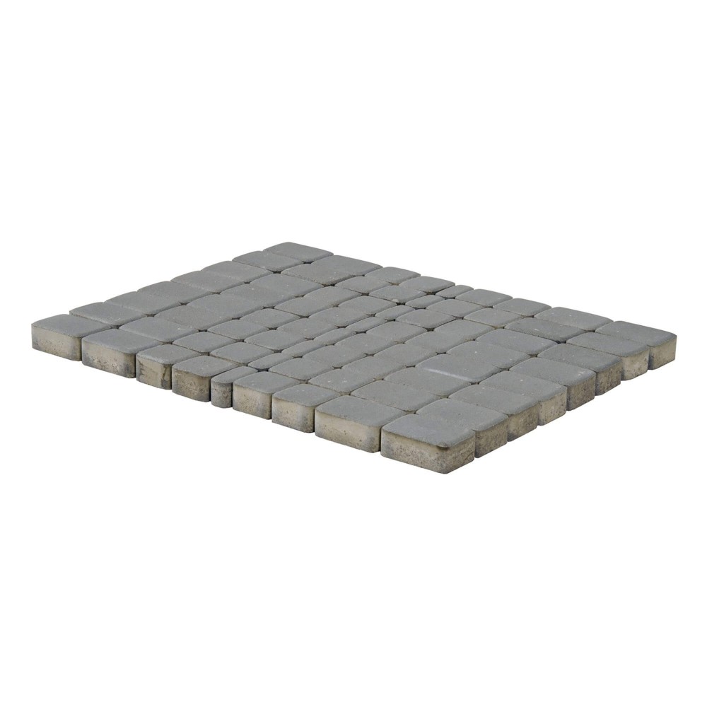 Плитка тротуарная Классико Серый h60 57х115 115х115 172х115 — Grandline