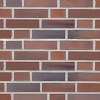 Клинкерный кирпич АВС Flensburg rot Kohlebrand glatt, NF — 240х115х71