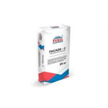 Цементная шпатлевка Perel Facade - c 0650 для финишной отделки, 25 кг — Perel