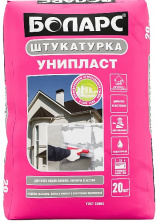 Штукатурка цементная Боларс Унипласт серый 20 кг — Цементная
