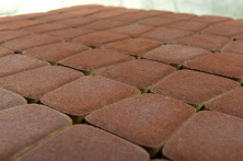 Тротуарная плитка BRAER Классико круговая, Винный (73х110х115) — Braer