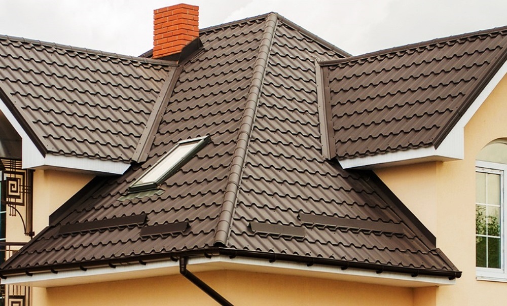 Металлочерепица Grand Line Atlas Глянцевый 0,5мм Kamea 1180 — Металлочерепица