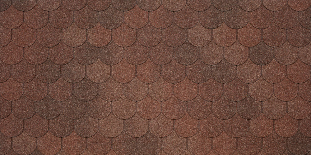 Битумная черепица TEGOLA ASSISI terracotta 420 (терракотта) — Grandline