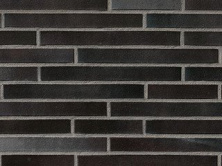 Клинкерный кирпич АВС Hamburg schwarz-blau-bunt glatt, LDF Riegel — Кирпич