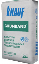 Штукатурка цементная Knauf Грюнбанд серый 25 кг — Цементная
