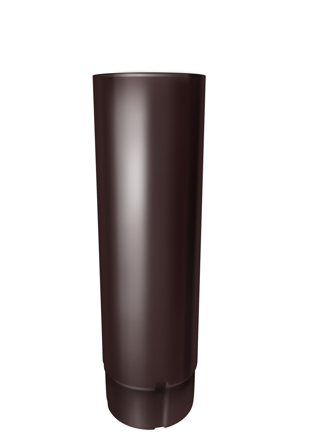 Труба круглая Optima 100мм 3м RAL 8017 — Grandline