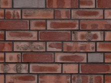 Клинкерный кирпич АВС Husum rot-blau-bunt glatt, NF — 240х115х71