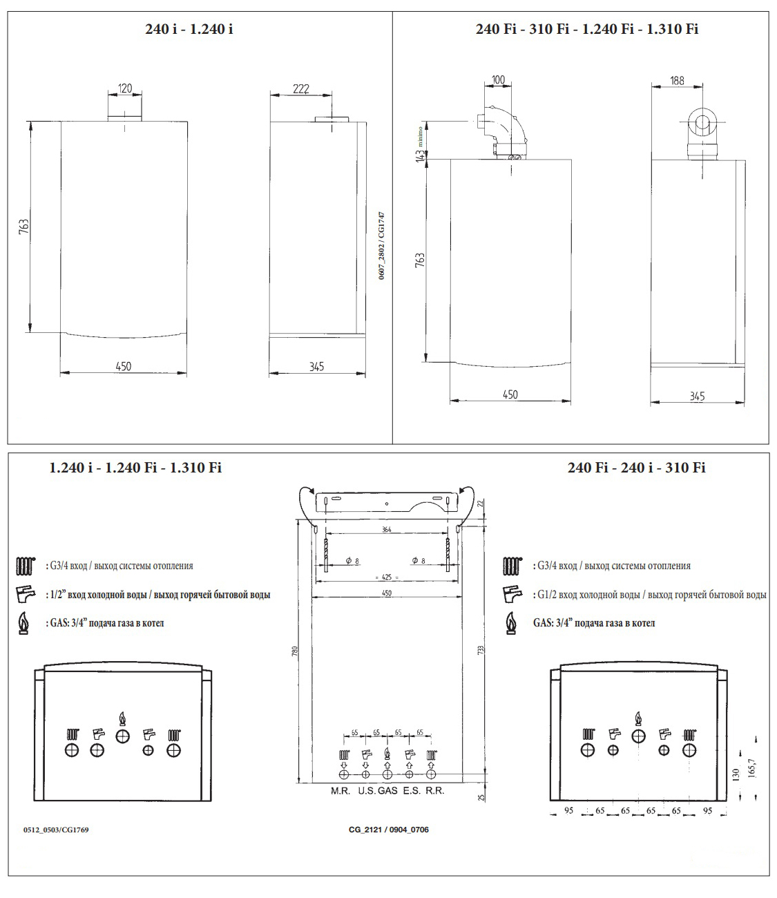 Газовый настенный котел Baxi LUNA 3 comfort 310 Fi двухконтурный турбированный — Газовые котлы