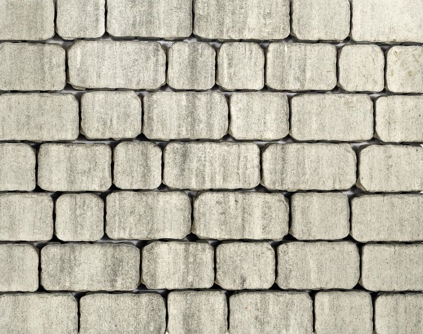 Тротуарная плитка BRAER Ривьера, Color Mix Туман (132х132x60) — Braer