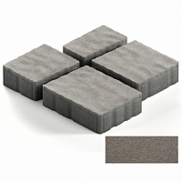 Брусчатка Steingot Серия "БАРАВИЯ" Bianco Nero, 60 мм (140x140x60) — Steingot