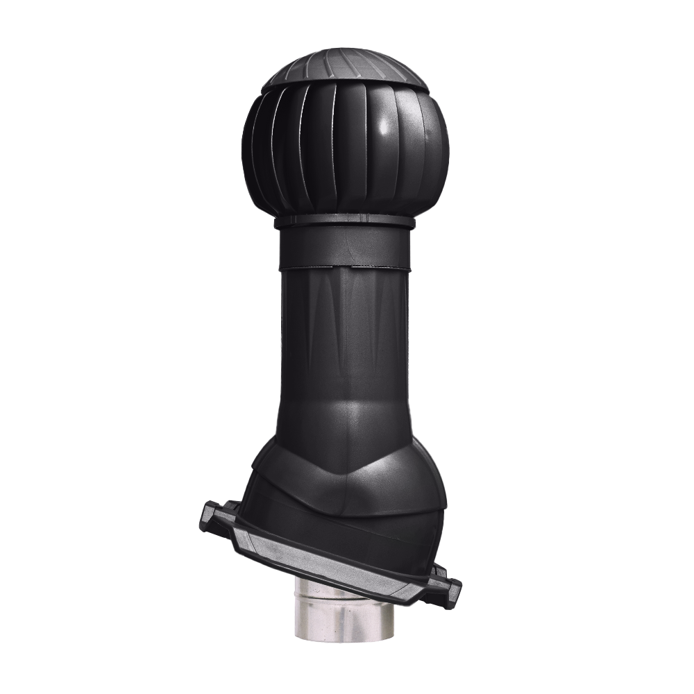 Комплект вентиляции Gervent для кровли ПН-21 160/125 RAL 9005 — Grandline