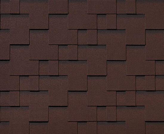 RoofShield черепица Премиум Модерн (3м2) Каштан — Grandline