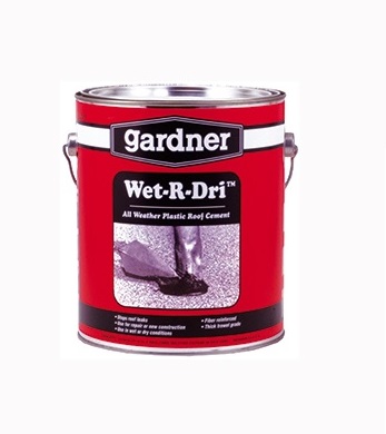 Битумная мастика Gardner Wet-R-Dri Roof Cement 3,4 л — Grandline